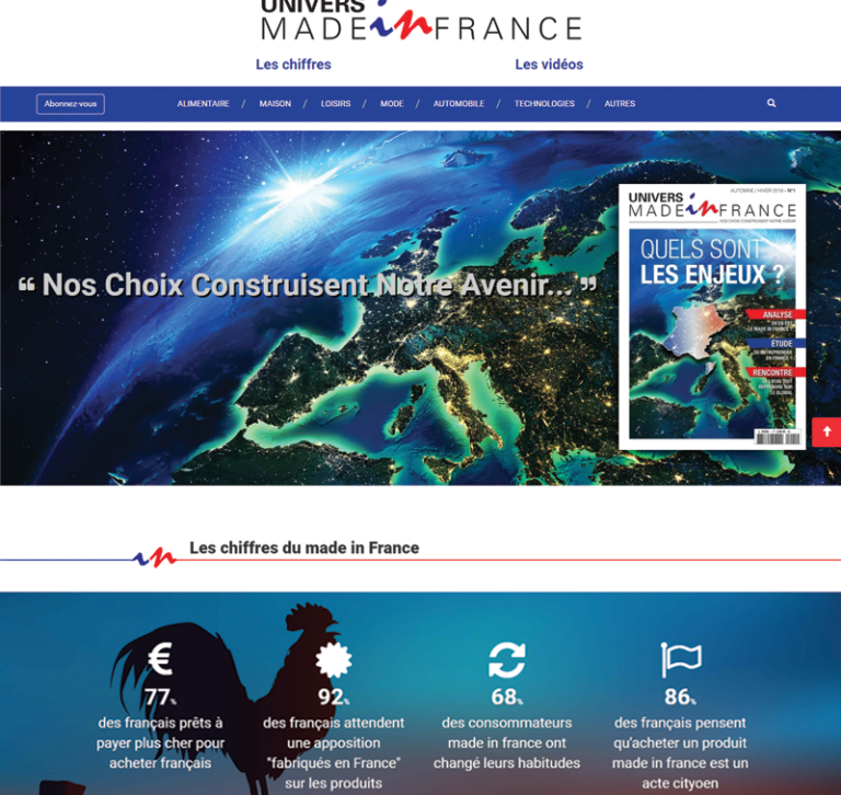 Site Univers Made in France