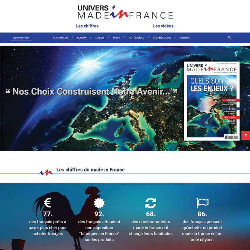 Site Univers Made in France