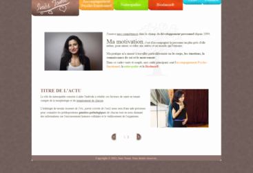 Site Inès Tomé, Naturopathe